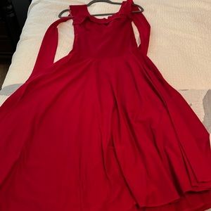 Red trashy diva dress size m trixie